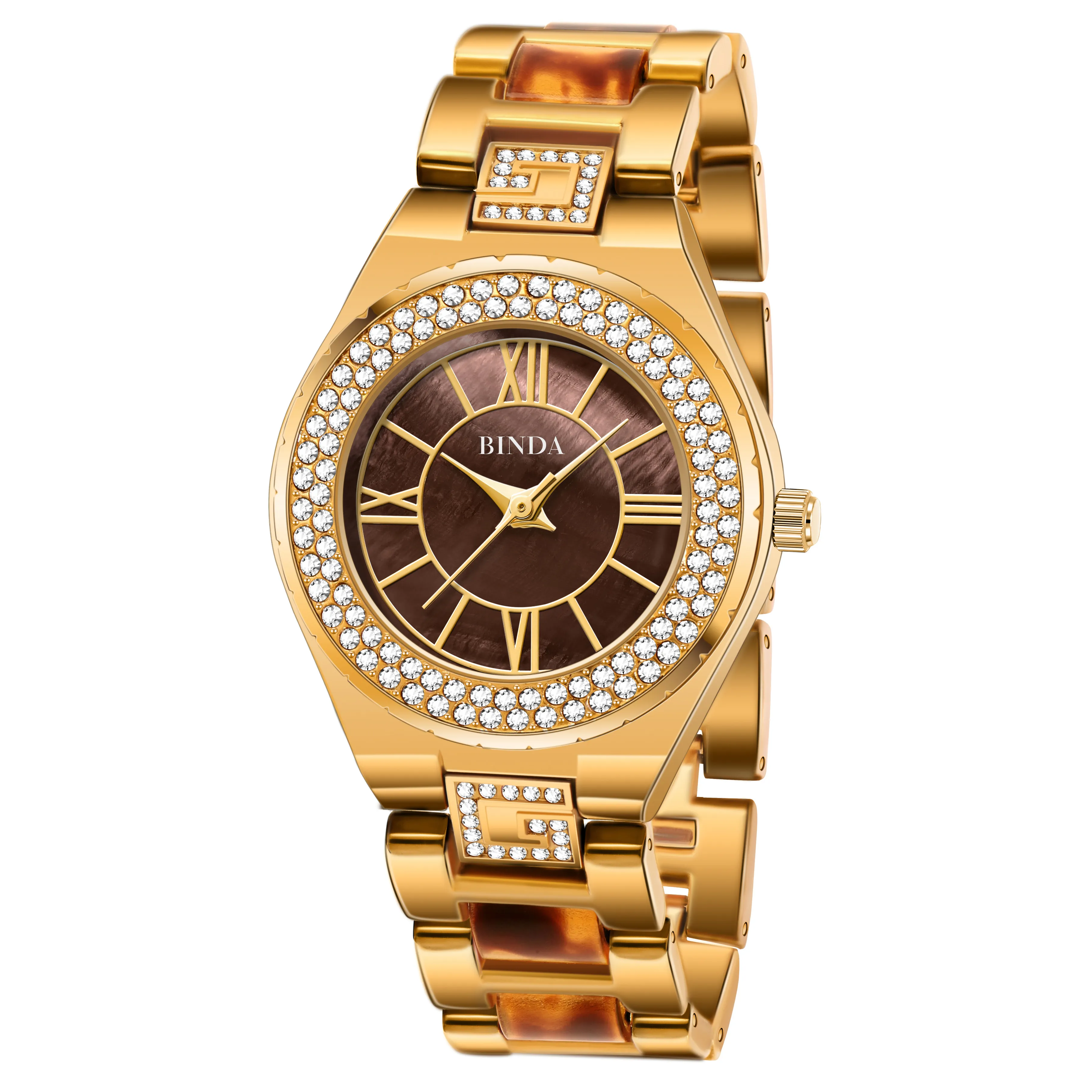 Binda Womens Elegant Gold Quartz Watch Amber... From 22,71  display picture 2