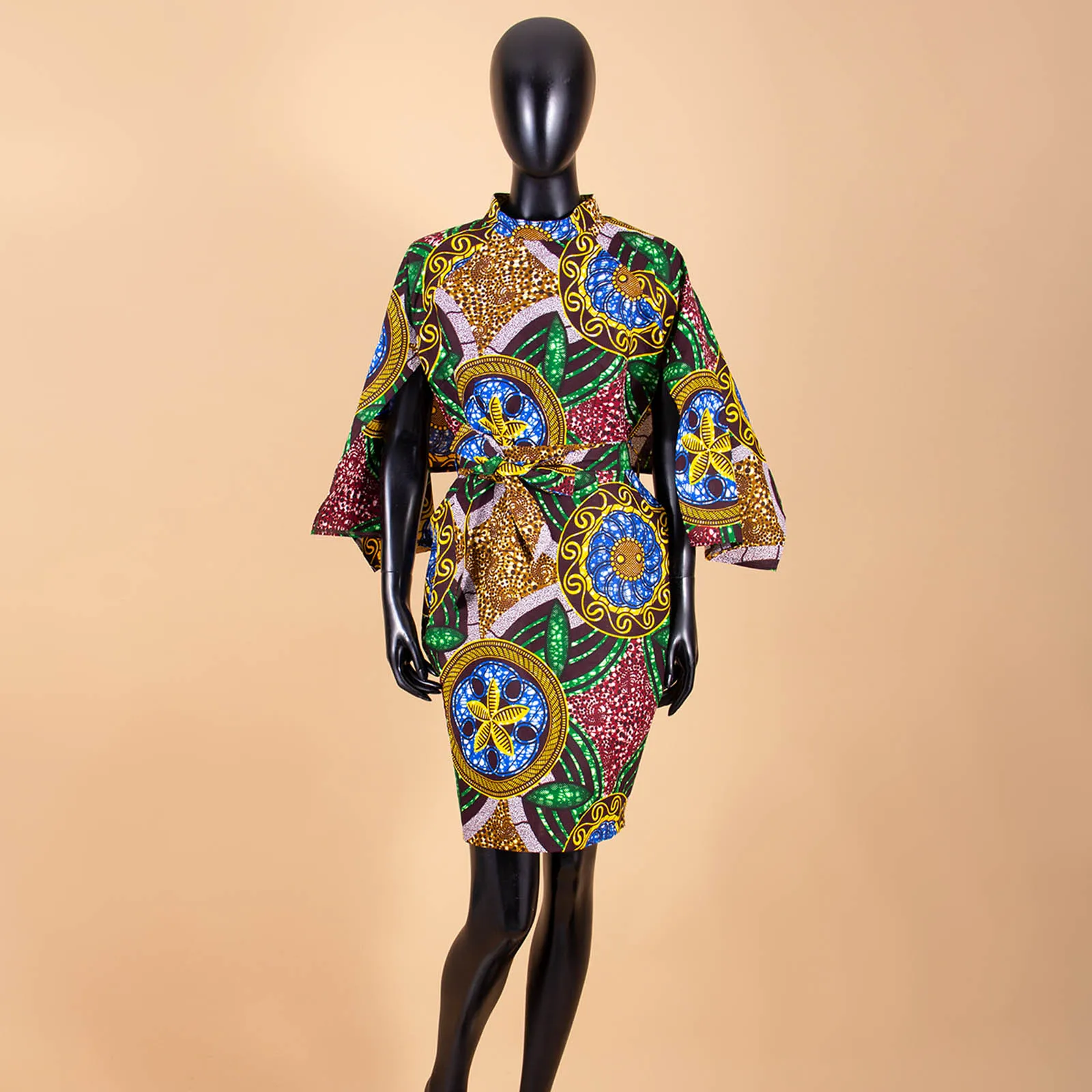 AFRIPRIDE African Dresses For Women Pure Cotton Bazin Riche Ankara Print  Wax Batik O Neck Bow Dress Custom Private Design S1825092 From Dh2958055,  $26.99 In Bulk | DHgate.Com