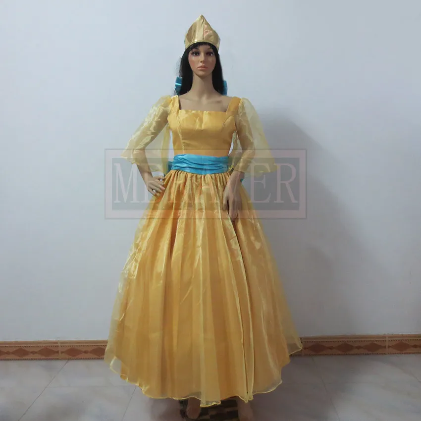 Yellow Princess Anastasia Dress Costume For... From Dh2958055, $76.81 |  DHgate.Com