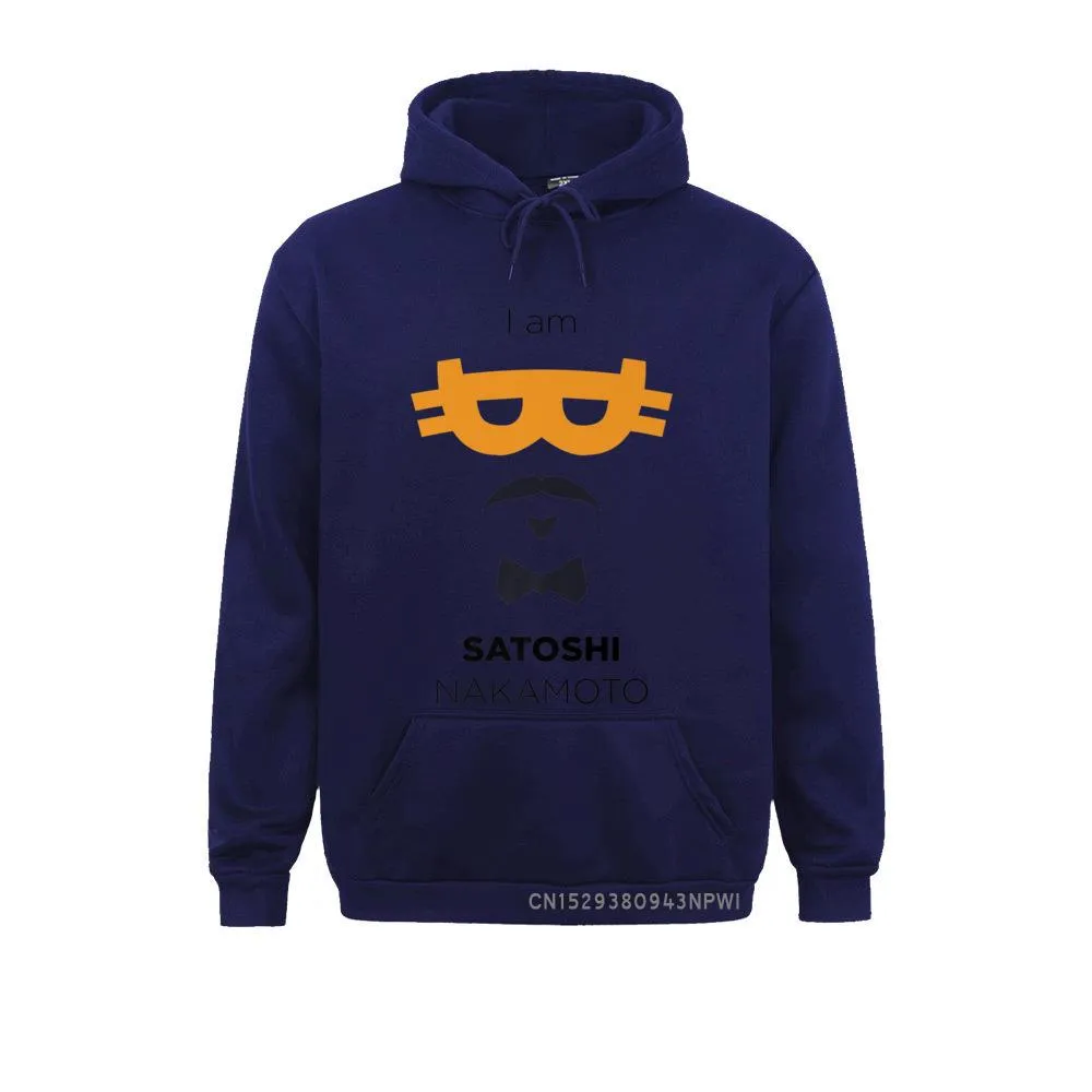 Bitcoin I Am Satoshi Nakamoto Hoodie for Men, Fun and Unique