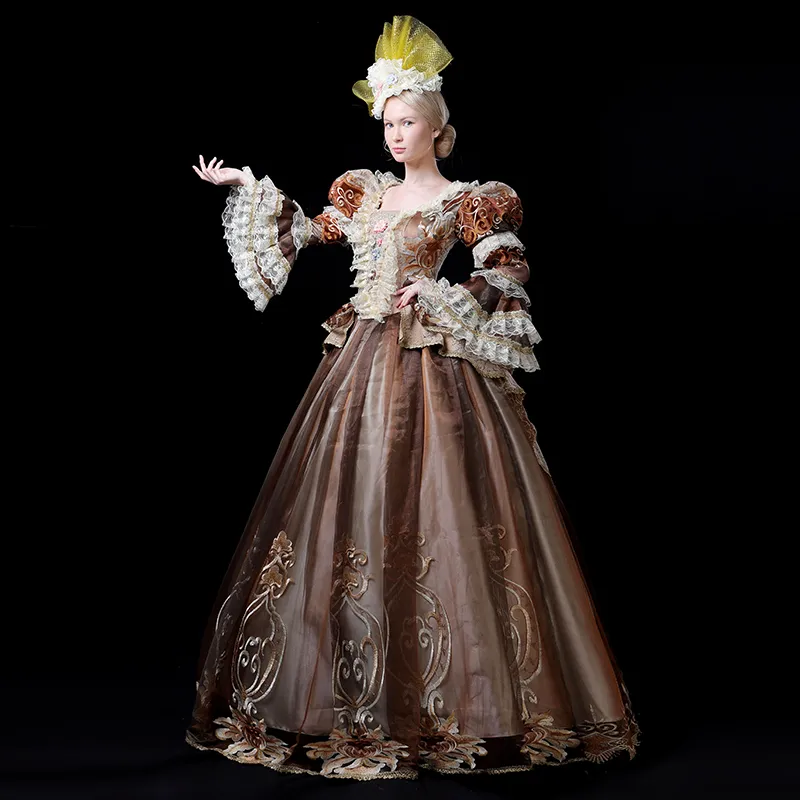 open lace back dress Marie Antoinette Dress – L'école Des Femmes main image 0