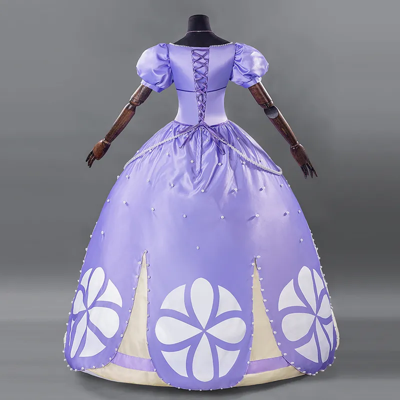 open lace back dress Amazon.com: Disney Princess Sofia the First Dress and Tiara Set : Toys &  Games main image 0