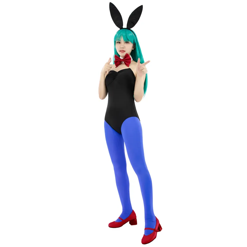 sexy bulma tight dress anime body Bunny Girl Set for Women Bulma Autumn Leather Street Tight Sexy Backless Halter minit dress Introducing Bulma Leather Street Tight Sexy Backless Halter Mini Dress Og Bulma Hair | TikTok