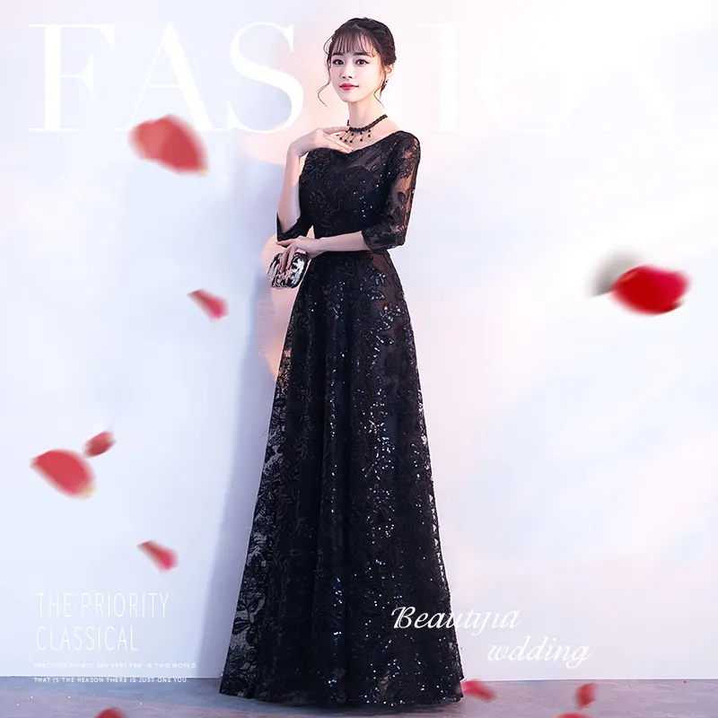 target black tank dress ROBERTO CAVALLI BLACK SATIN STRAPLESS GOWN WITH ASIAN FLORAL PRINT AW main image 0