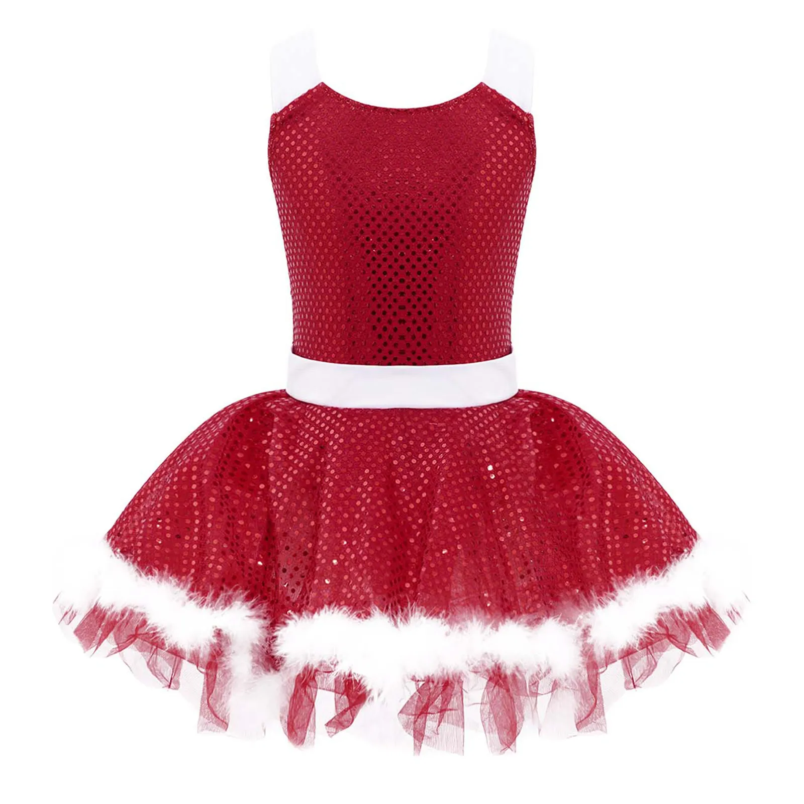 white christmas dresses Sweetness Overload Red Petal Length main image 1