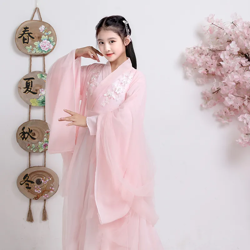 Elegant Oriental Style Chinese pink hanfu dress for and Performances - Tang Dynasty Princess Style Elegant Oriental Style Chinese pink hanfu dress for and Performances - Tang Dynasty Princess Style