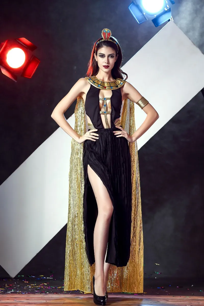 Egypt Cleopatra Pharaoh Venus sexy Dress Ladies Women Costume Arab India Queen Princess Cosplay girls halloween party outfit