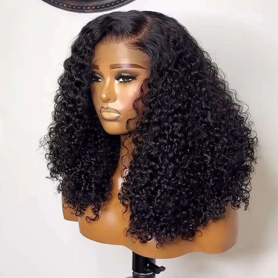 200% Density Curly Bob Lace Front Wigs 13x4 & 4x4... From  display picture 3