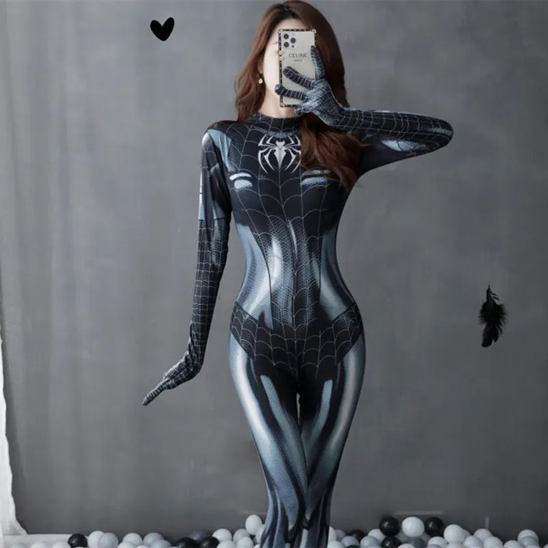 trojan warming lubricant Sexy White Lace Unisex Zentai Suit [20506] main image 1