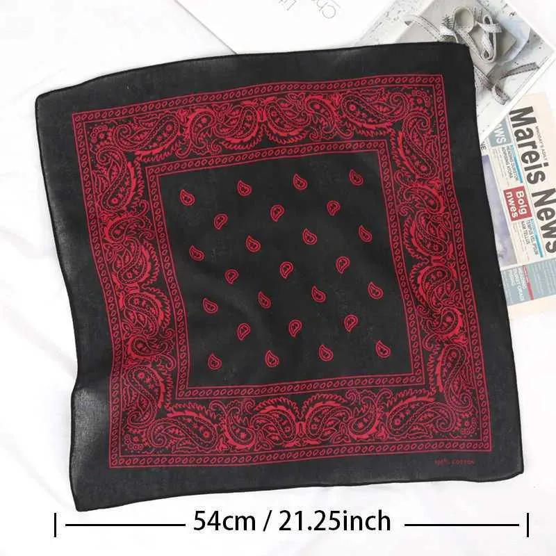 3 Bandane Paisley Unisex 54x54 Cm, Multiuso: Fascia, Fazzoletto, Maschera, Per Moto E Sport, Colori Assortiti (rosso, Verde, Rosa) - 4