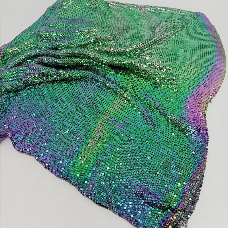 3mm Green Iridescent Metal Mesh Fabric Metallic... From Dh2958055, $14.12 |  DHgate.Com