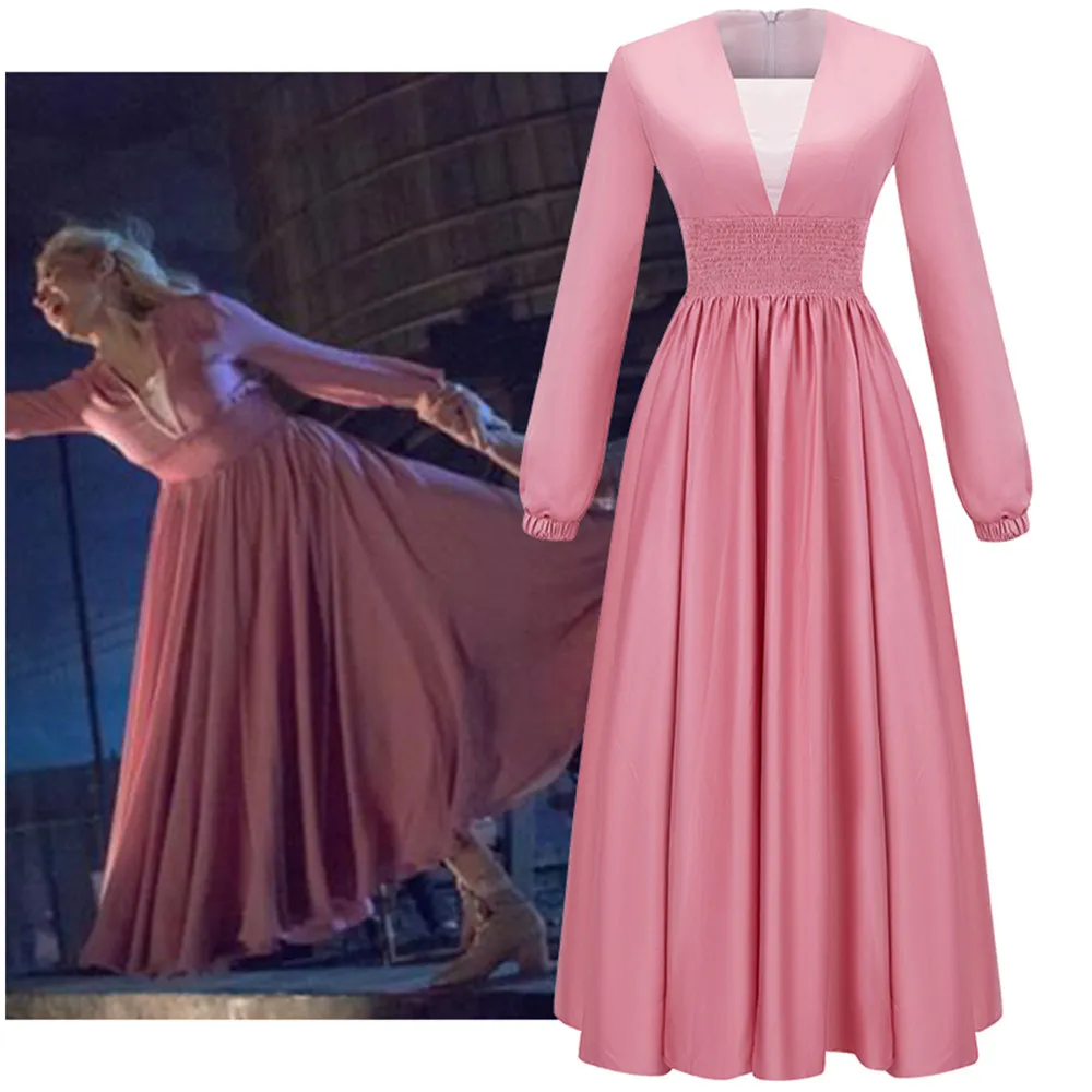 strapless open back dress Hot Pink Princess Elsa Dress Girls Cosplay Halloween Costume  Sun Baby