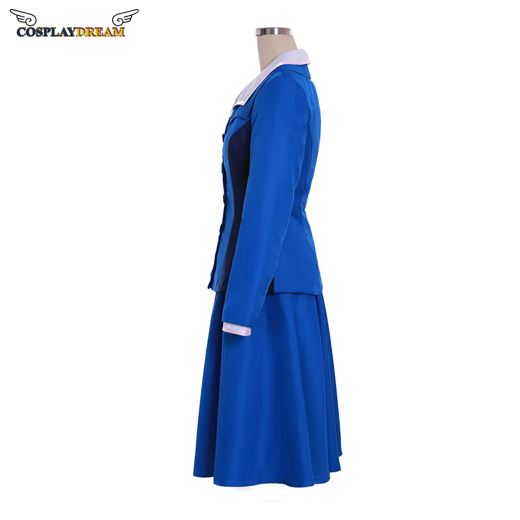 agent carter blue dress Beaded Sequin Long Tail Navy Blue Tulle Sleeve Prom Ball Gown – Sultan Dress main image 0