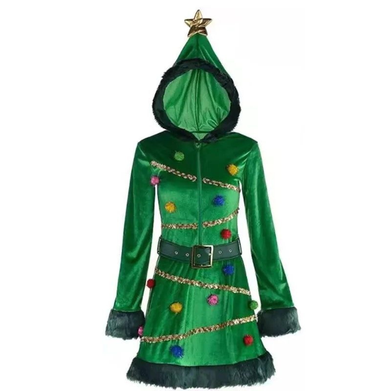 womens christmas green dress Save Your Applause Emerald Green Ruffled Dress – Shop the Mint main image 1