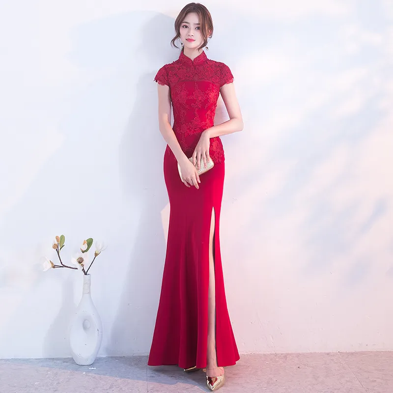 lace insert for v neck dress Wedtrend Women Ivory Apricot Bridal Dress A Line V-Neck Long Lace Wedding  Dress With Short Sleeves – WEDTREND main image 1