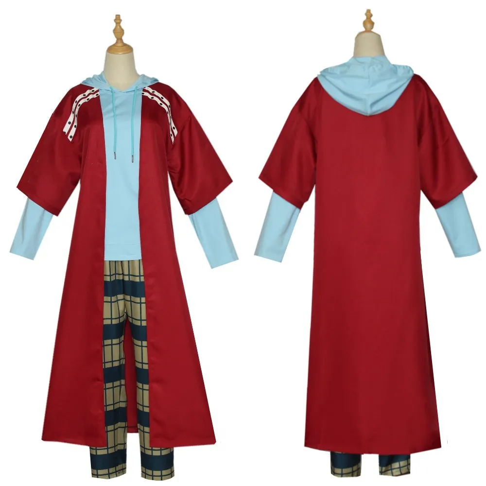 Thor Superhero Endgame cosplay Set Fat Thor Red Coat, Hoodies