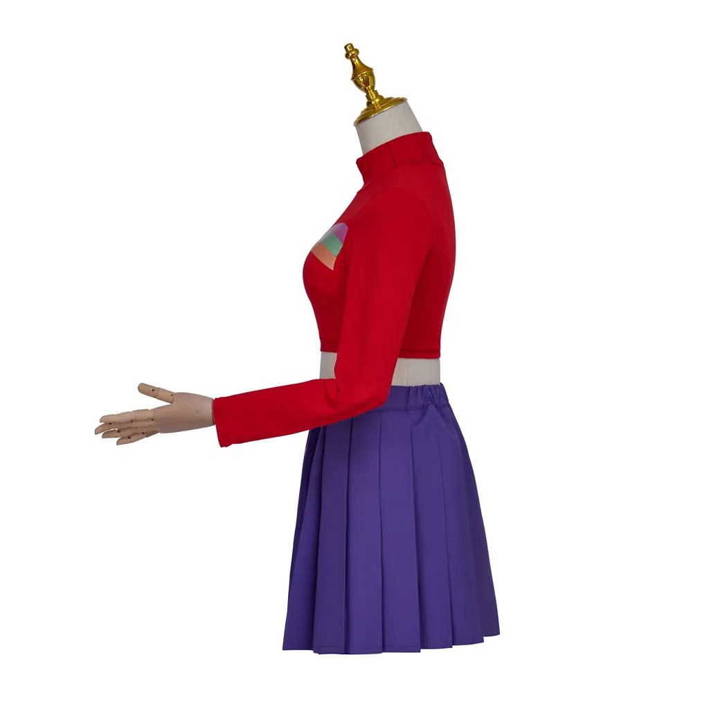 slim fit dress slacks Fandomaniax- Gravity Falls Mabel Pines Cosplay Hoodie Dress M main image 1