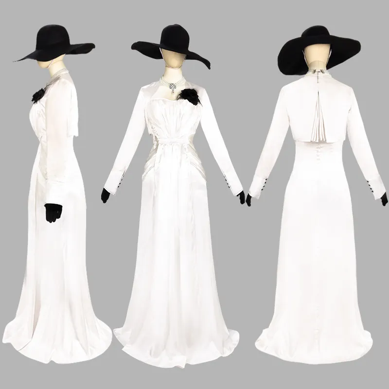 Lady Dimitrescu Cosplay Costume Set with Polyester Top and Pants for  Halloween Anime from Dhgate Others Apparel - price 26.24