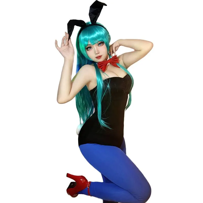 sexy bulma tight dress anime body Bunny Girl Set for Women Bulma Autumn Leather Street Tight Sexy Backless Halter minit dress Introducing Bulma Leather Street Tight Sexy Backless Halter Mini Dress Og Bulma Hair | TikTok