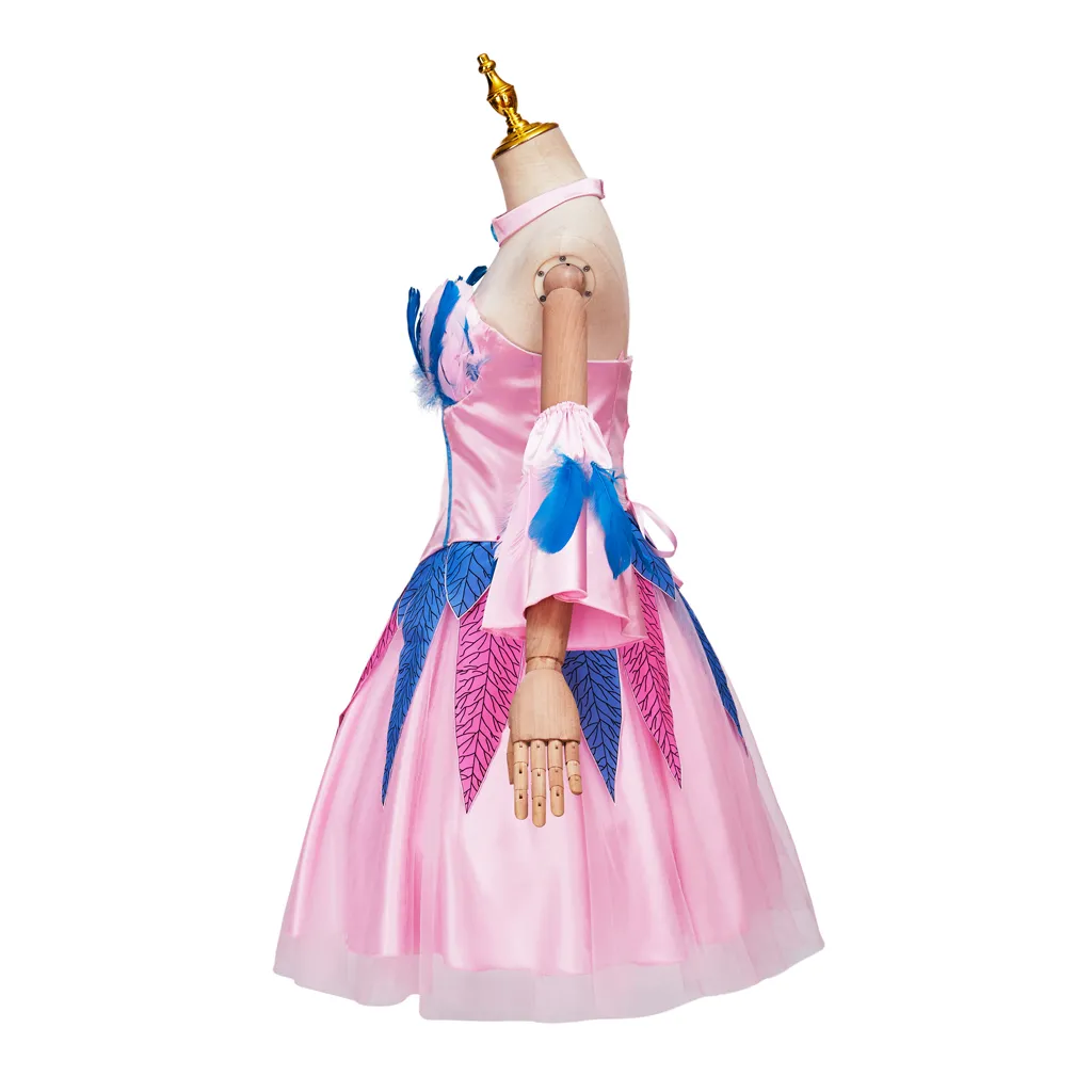 strapless open back dress Odette Swan Princess Dress Costume Cosplay Corset Adult Women SAMPLE S   Cosplayrr