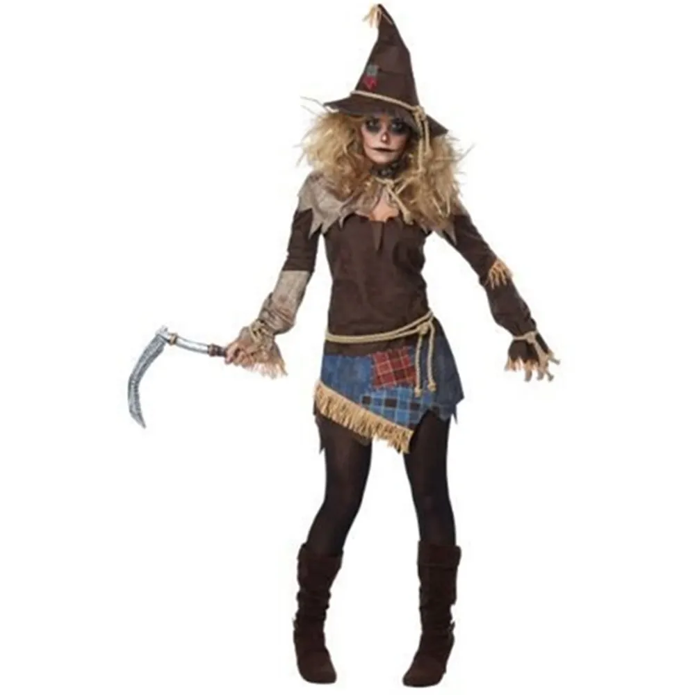 Halloween Scarecrow Witch Costume Masquerade Fairy... From  Uledemode_official, $29.96