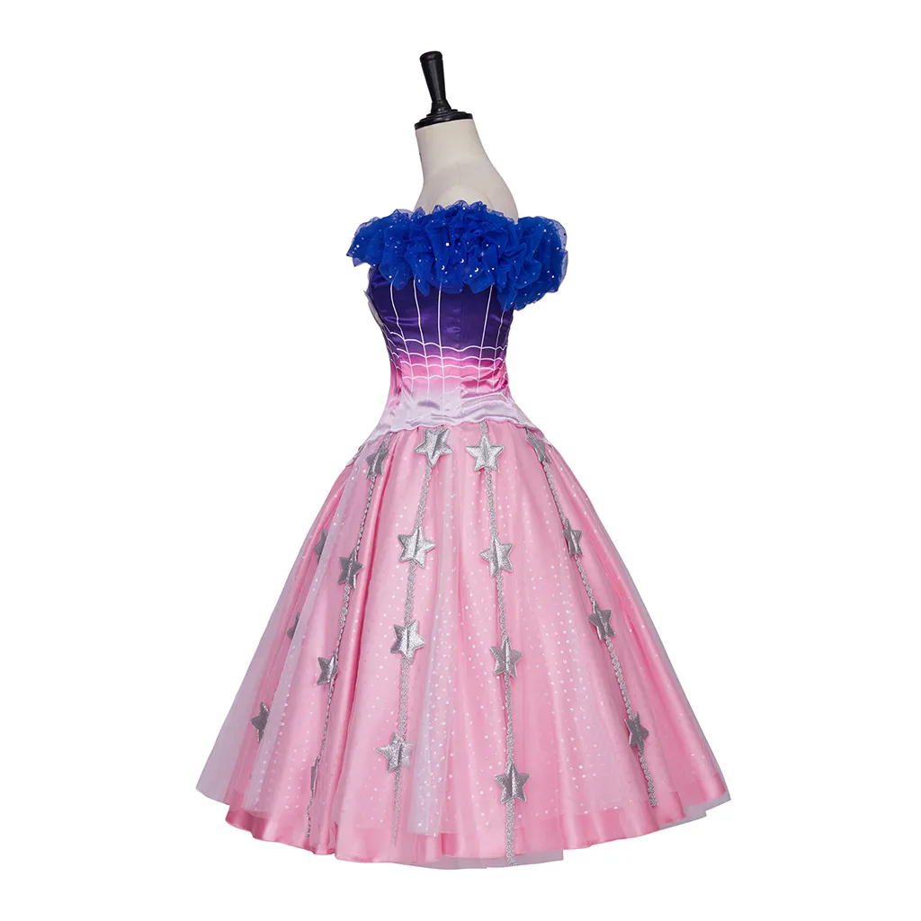 open lace back dress Cute Baby Girl Star Sequins Dress Toddler Pageant First Communion Princess  Dress main image 0
