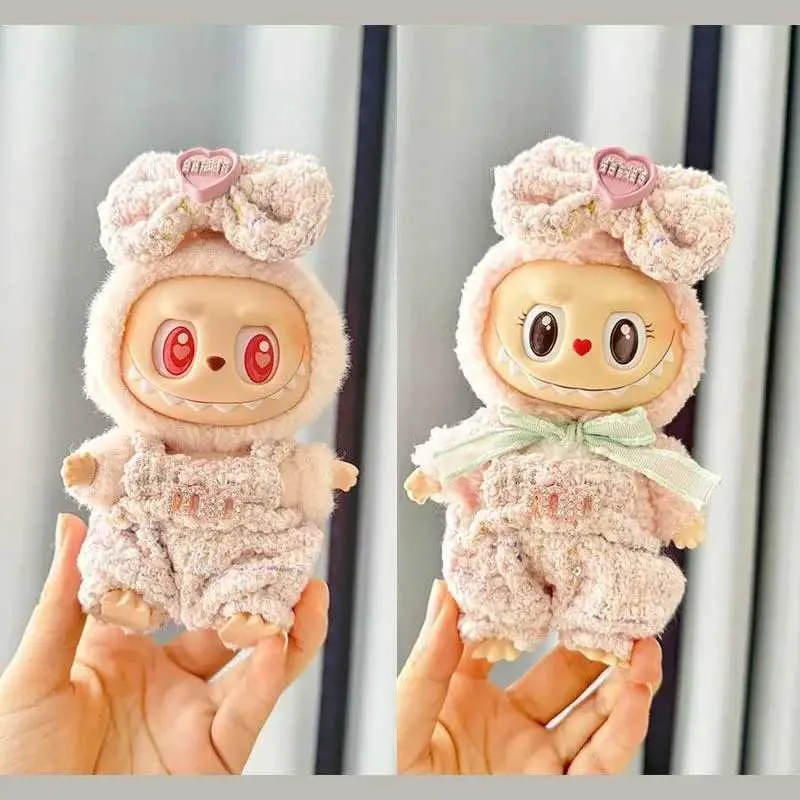 Mini Doll Shoes, 1 Pair Cute Loafer Shoes Compatible For 17cm/15cm Shoes Toy Outfit Accessories(Brown Loafers