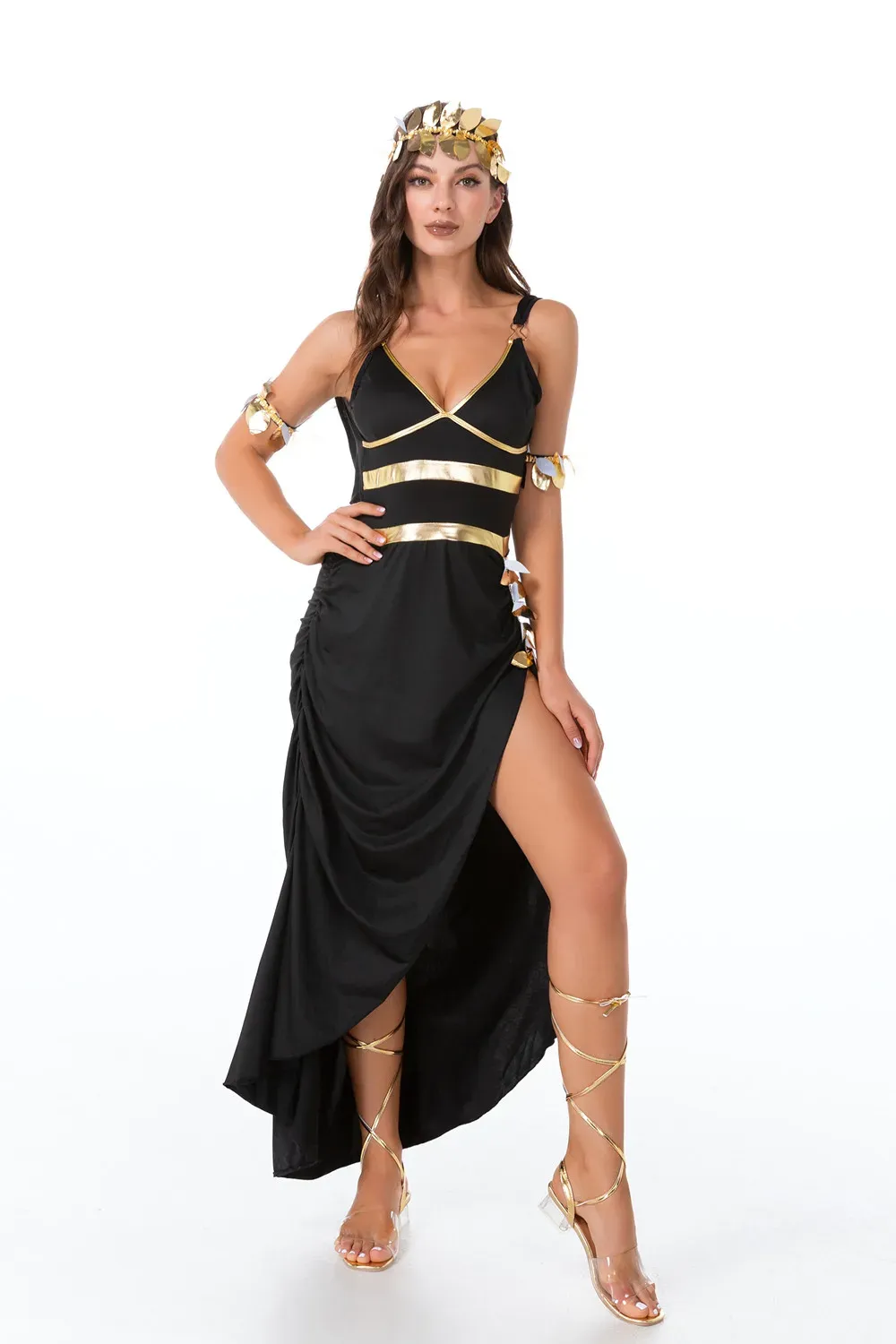 strapless open back dress Woman Rich Gold GODDESS DRESS 2001737 main image 1