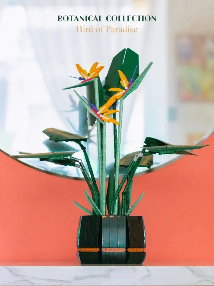 Botanical Building Kit: Silk Bird Of Paradise Flowers... From Homemarket8,  $50.16