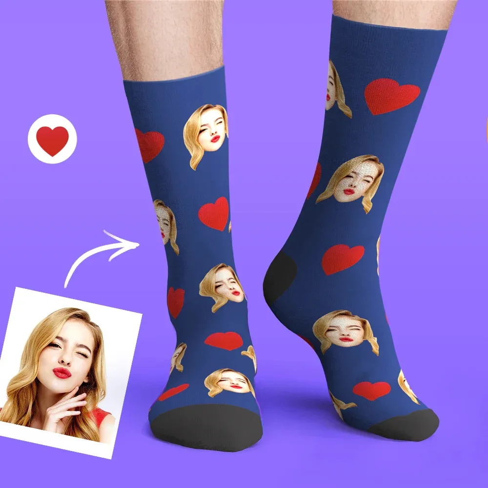 Calcetines Corazón Divertidos