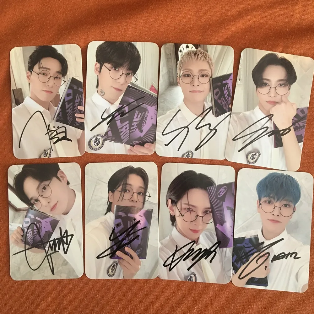 ATEEZ Autographed Official 3-Inch Photo Cards The World EP2