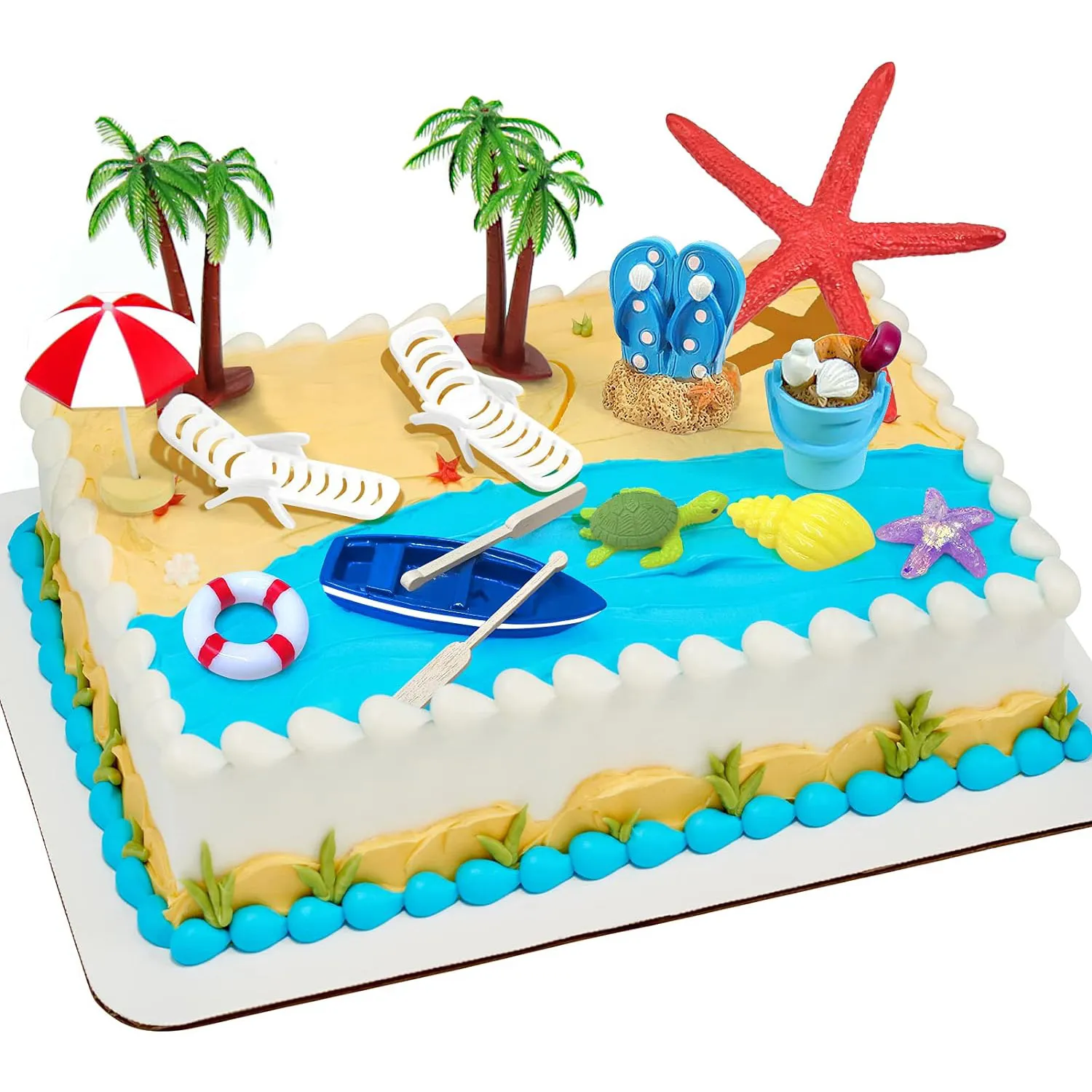 Toppers De Pastel Para Paraguas De Silla De Playa Decoraciones De Pastel De  Océano De Verano De 15 Piezas, Suministros Tropicales De La Fiesta  Hawaianos De Aloha Luau Perfecto Para 2024 Cumpleaños, image size:1500x1500