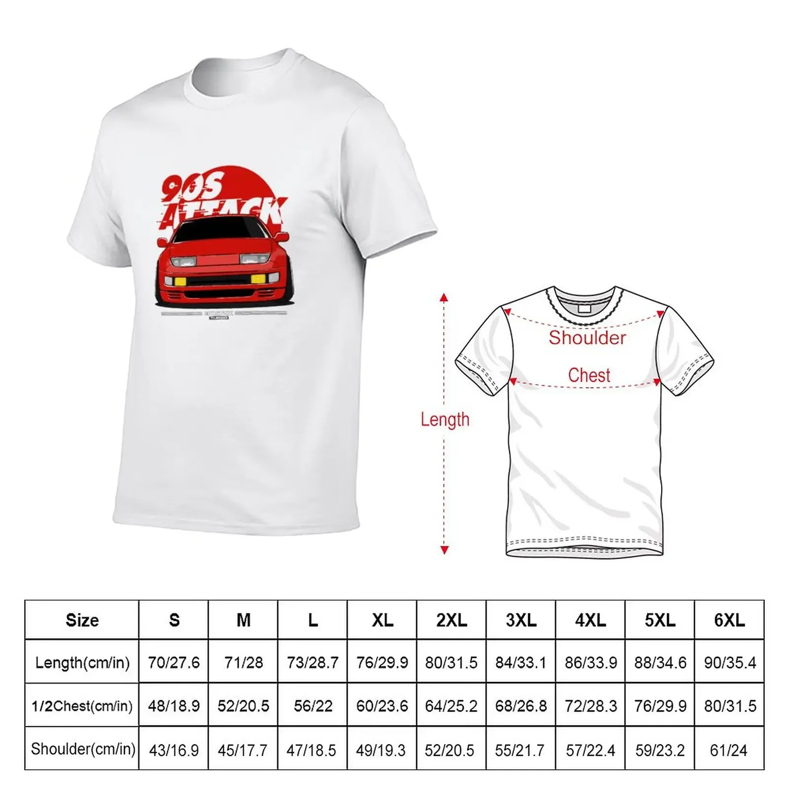 Fairlady 300zx 90s Attack T Shirt Customizeds Shirts Graphic Tees