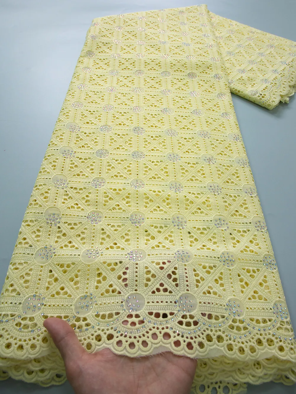 Kalume African Dry Cotton Lace Fabric Swiss Voile 2024 Nigerian Lace Fabric  High Quality Embroidery For Diy Dress Sewing F3831 De 43,59 € | DHgate, image size:1000x1333