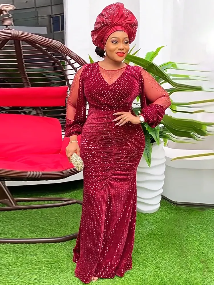formal dashiki dress African Dresses for Women Plus Size Africa Clothes Dashiki Ankara Turk main image 1