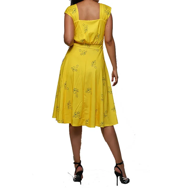 Costume La La Land Clothes Mia La La Land Cosplay Costume Yellow