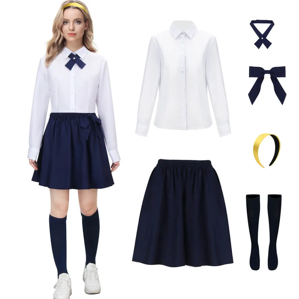 Blair Waldorf School Uniform Gossip Girl Cosplay Costume Women