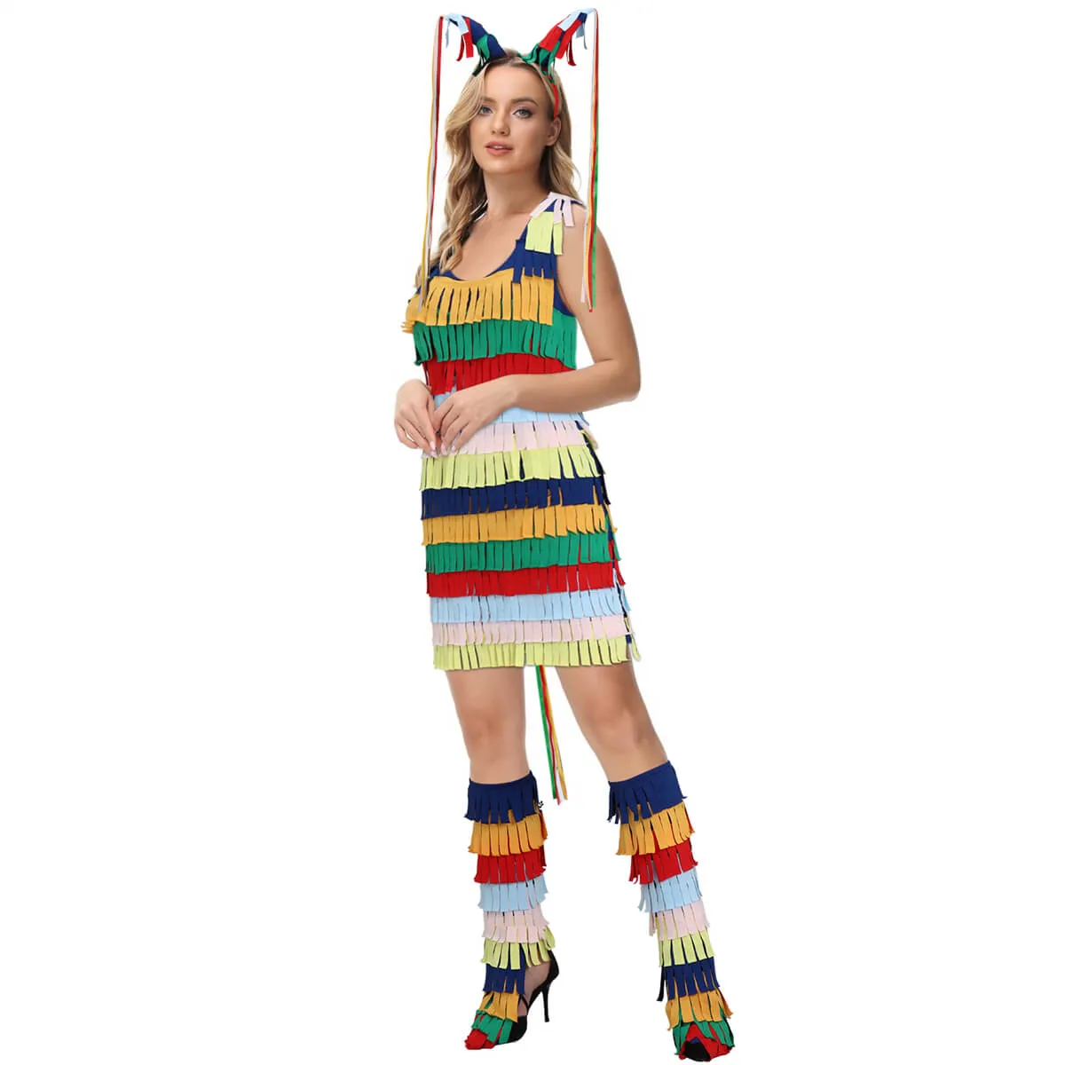 mexican party fancy dress Amazon.com : Riyiper Traditional Mexican Dress for Women Fiesta Senorita Costume Spanish Dress with Flower Hair Clip Headband(X-Large) : Beauty & Personal Care
