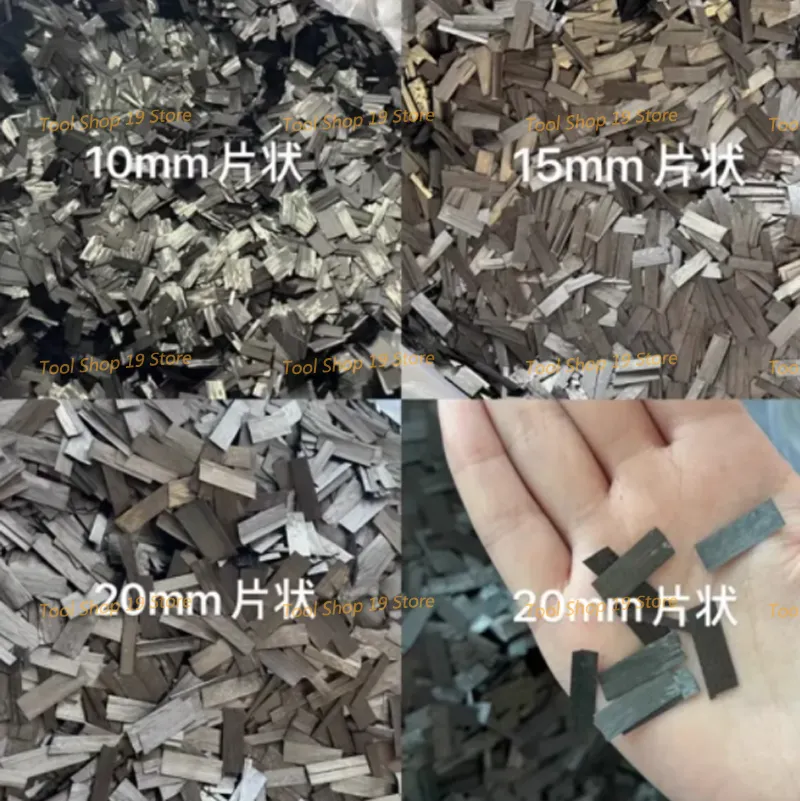 DD Composite Carbon Fasern Forged Carbon 15mm fibre flakes Chopped Carbon Fiber geschnittene Carbonfaser einzigartige Optik besonderes Design