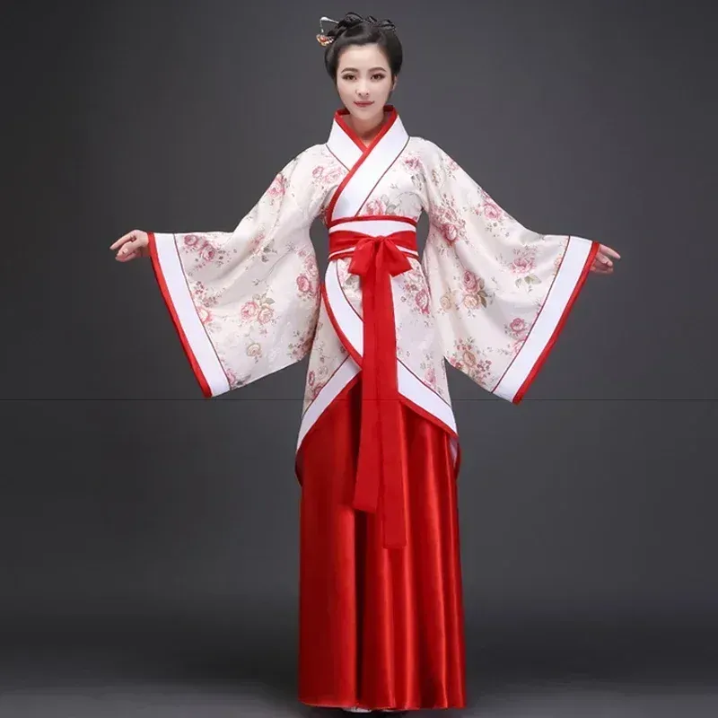 Chinese Traditional Stage Dance Dress for Women - Perfect for New Year and Adult Performances - Hanfu Female Indonesian Cheongsam