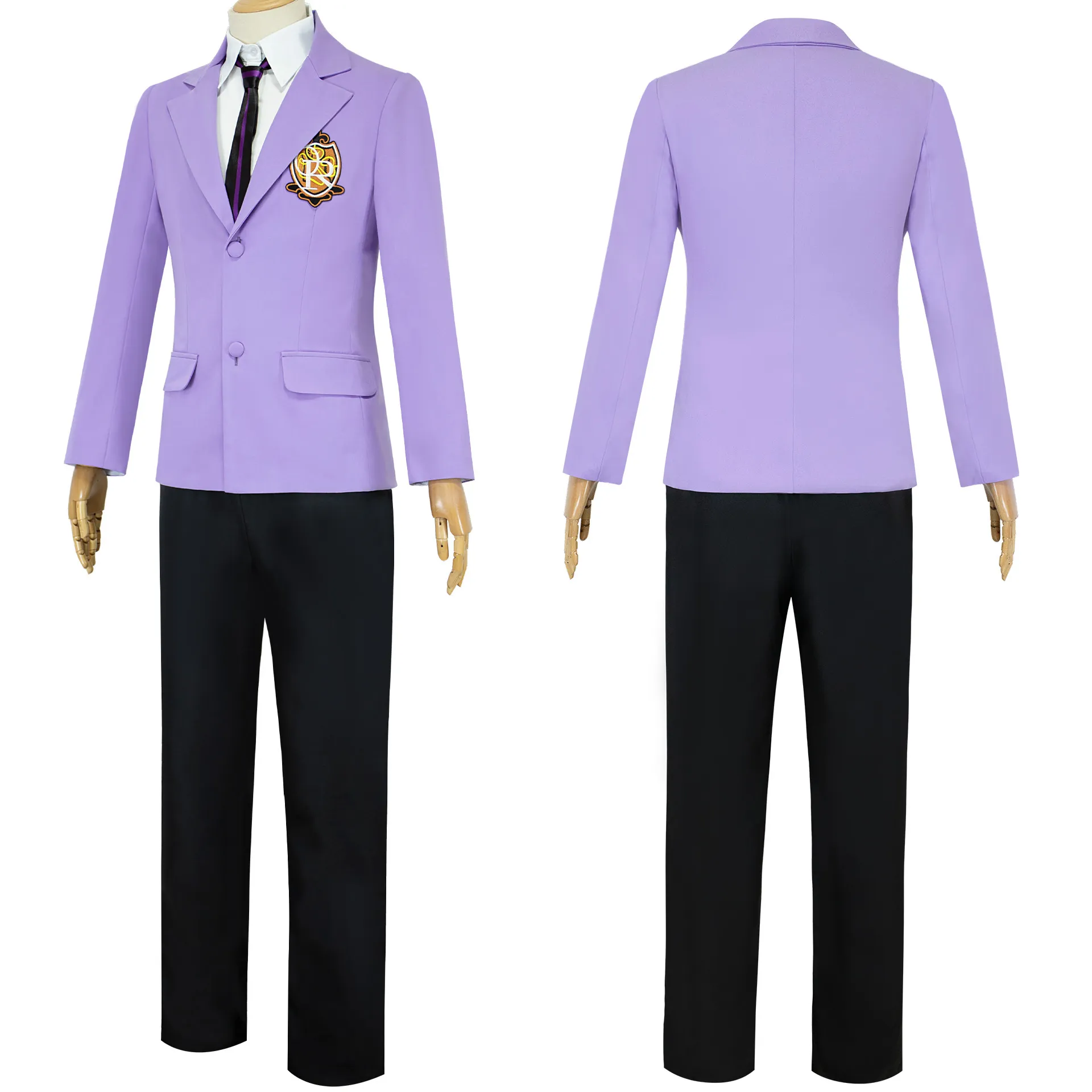 Fujioka Haruhi Cosplay Costume - Ouran High School Host Club Uniforms for Men and Women - Perfect for Halloween Parties and School Uniform TD Garden, image size:1920x1920