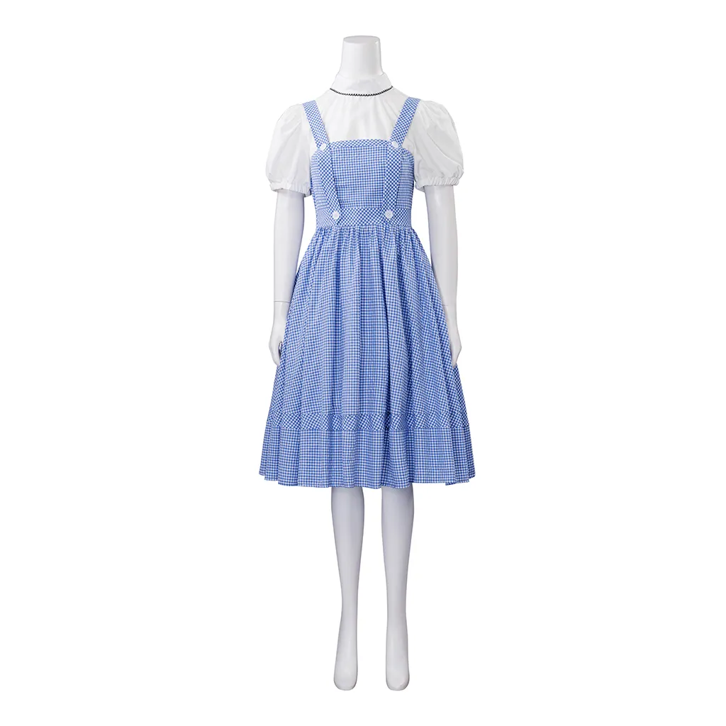 blue dorothy dress Blue Gingham Puff Sleeve Dress | Occasion Dress in Sizes XXS6X