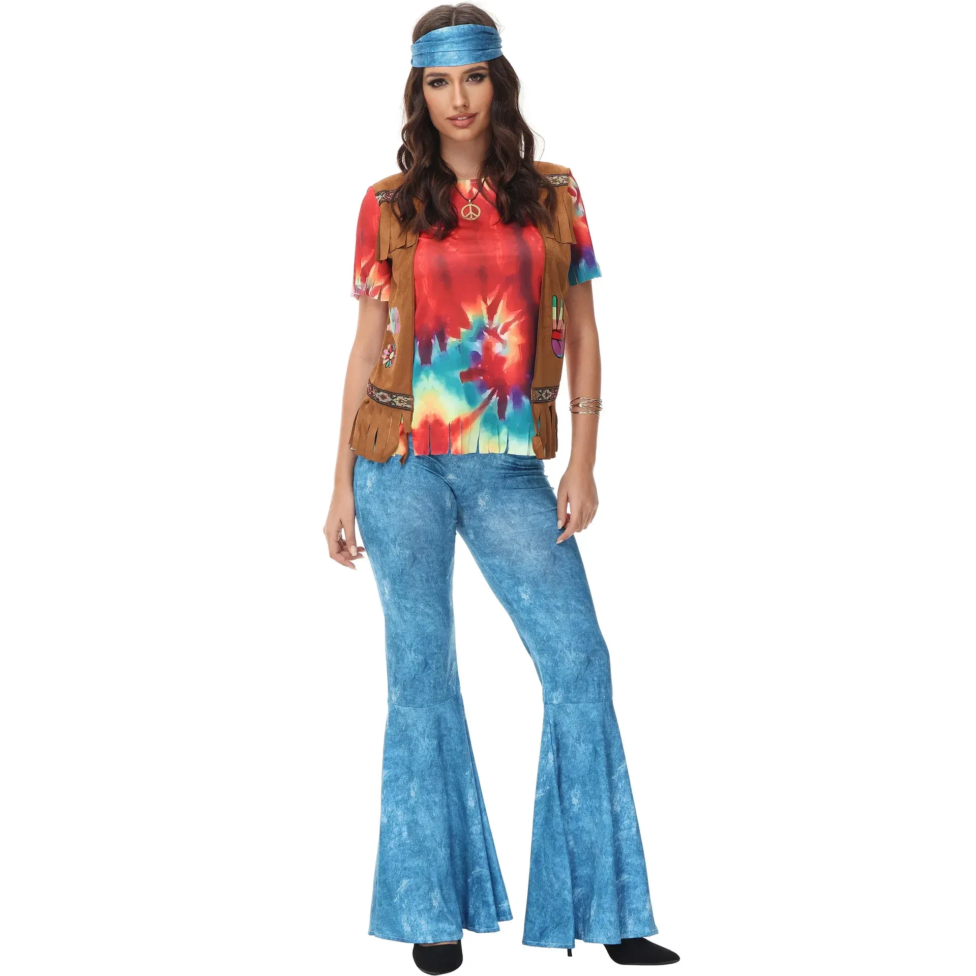 princess polly baby blue dress Blue Lady Abba Disco 70S-Themed Halloween Party Costume Pants & Top
