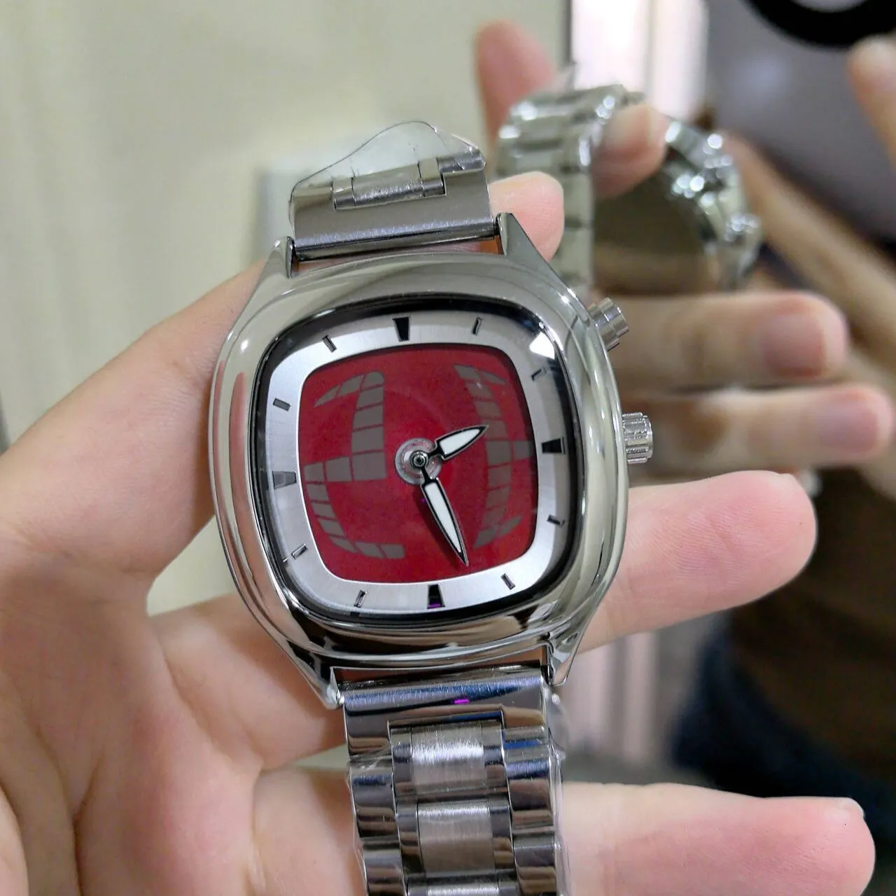 25ss Original Claw Alabaster Style Retro Y2K Square Tungsten Steel 