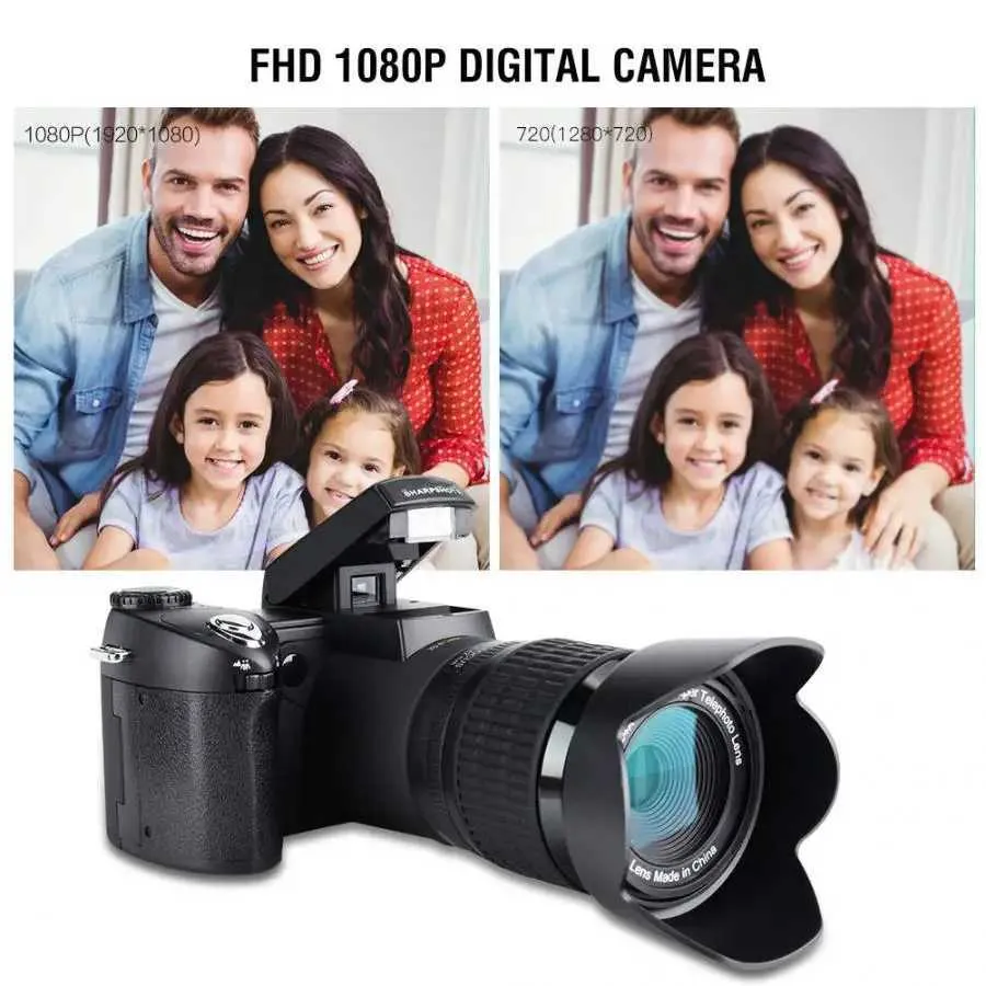 Digital Cameras HD 2024 POLO D7100 digital camera with 33 megapixel autofocus professional DSLR video camera with 24X optical zoom and three lens pocket z250117