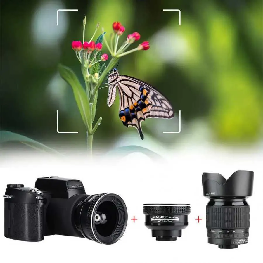 Digital Cameras HD 2024 POLO D7100 digital camera with 33 megapixel autofocus professional DSLR video camera with 24X optical zoom and three lens pocket z250117