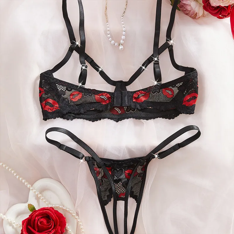 18+Xxx Non Detachable Sexy Underwear Set With Hot... From Wendiyu, $13.81