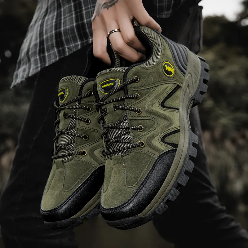 PROTECTCAMEL Designer Free Shipping Hot Outdoor Sports Running Trainer Anti-slip Comfortable Hiking Shoes For Men Brown_voghion.com