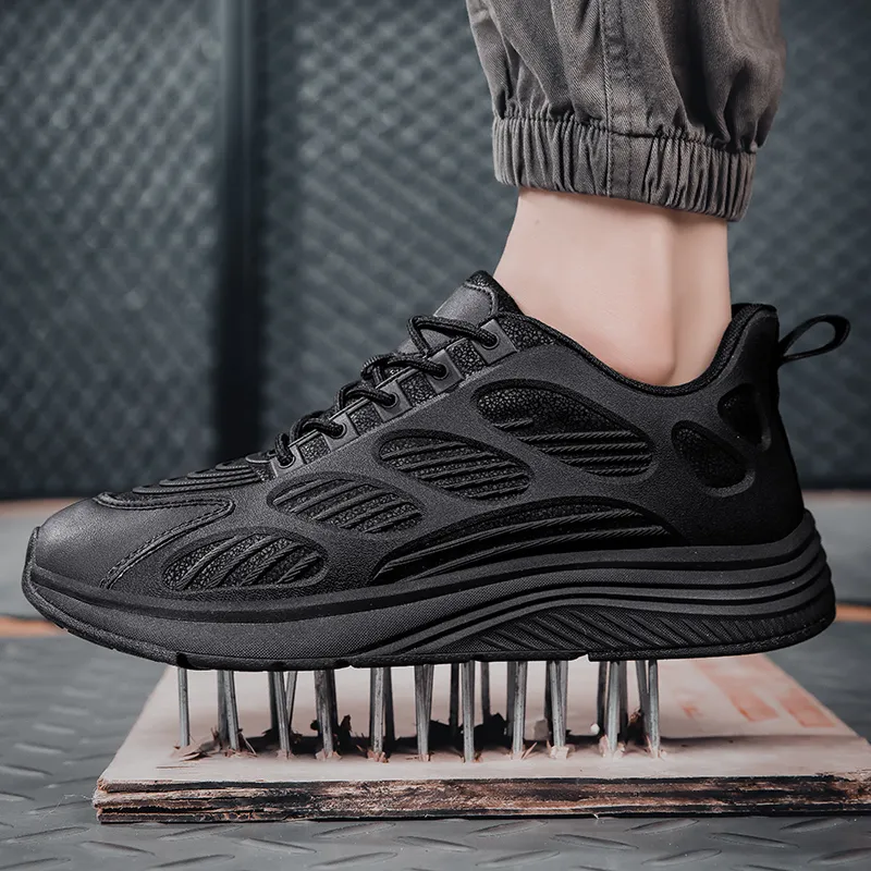 PROTECTCAMEL Designer Free Shipping Hot Outdoor Sports Running Anti-slip Anti-friction Hiking Shoes For Men Black_desvips.com