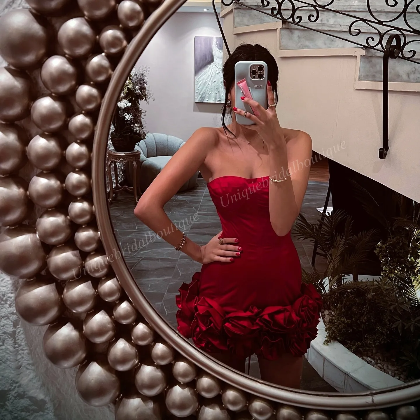 Little Black Hoco Dress 2k26 3D Flower 80s Inspired Fitted Straight Pageant  Queen Interview Appearance Semi Formal Cocktail Party Gathering Soire  Sorority Red Mini From 73,68  | DHgate